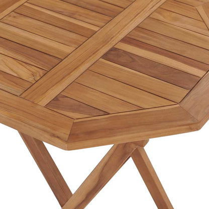vidaXL Folding Garden Table 60x60x75 cm Solid Teak Wood
