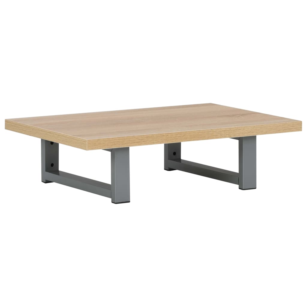 vidaXL Two Piece Bathroom Furniture Set Ceramic Oak