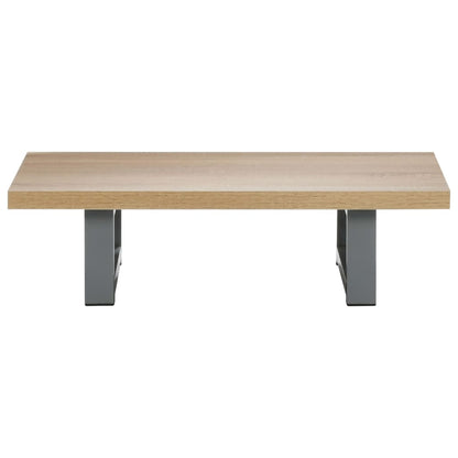 vidaXL Two Piece Bathroom Furniture Set Ceramic Oak