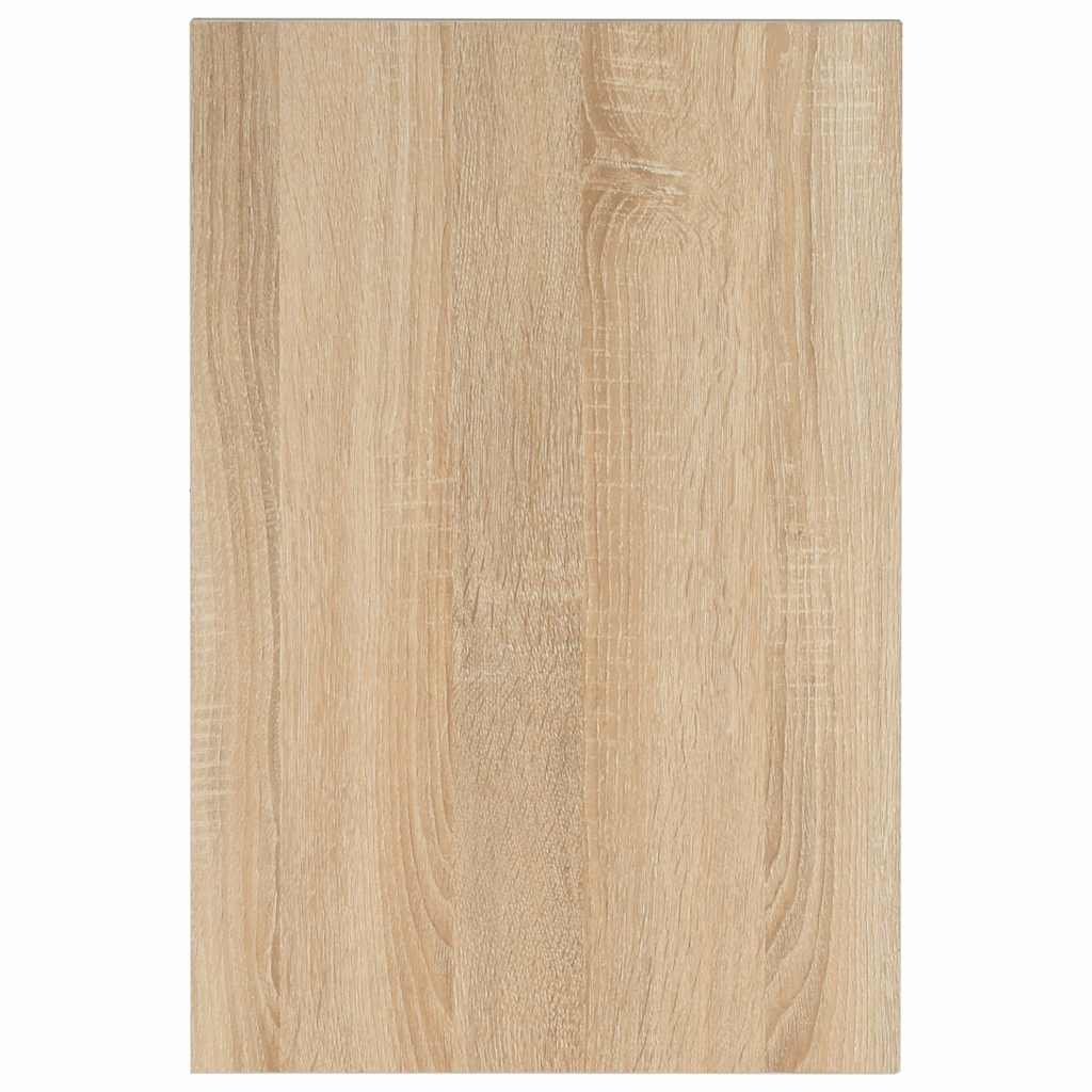 vidaXL Two Piece Bathroom Furniture Set Ceramic Oak