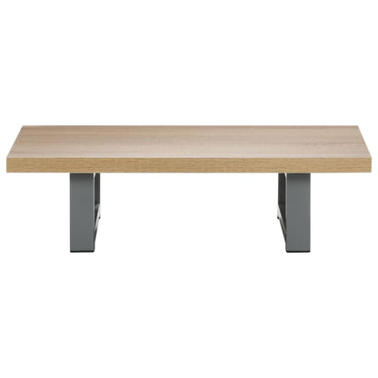 vidaXL Two Piece Bathroom Furniture Set Ceramic Oak