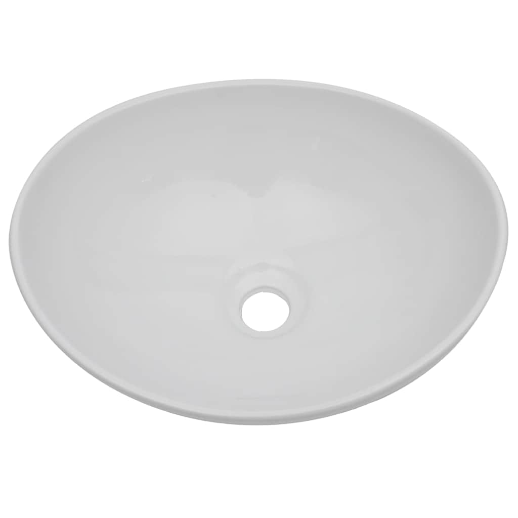 vidaXL Two Piece Bathroom Furniture Set Ceramic Grey