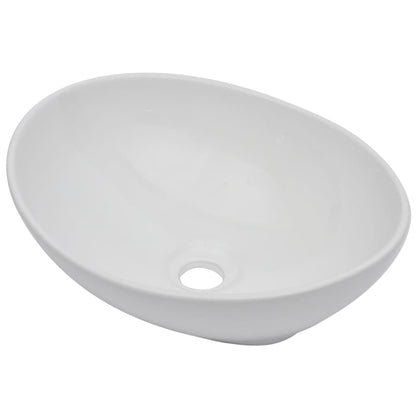 vidaXL Bathroom Furniture Set | Grey, White | Engineered wood, Ceramic | Medium
