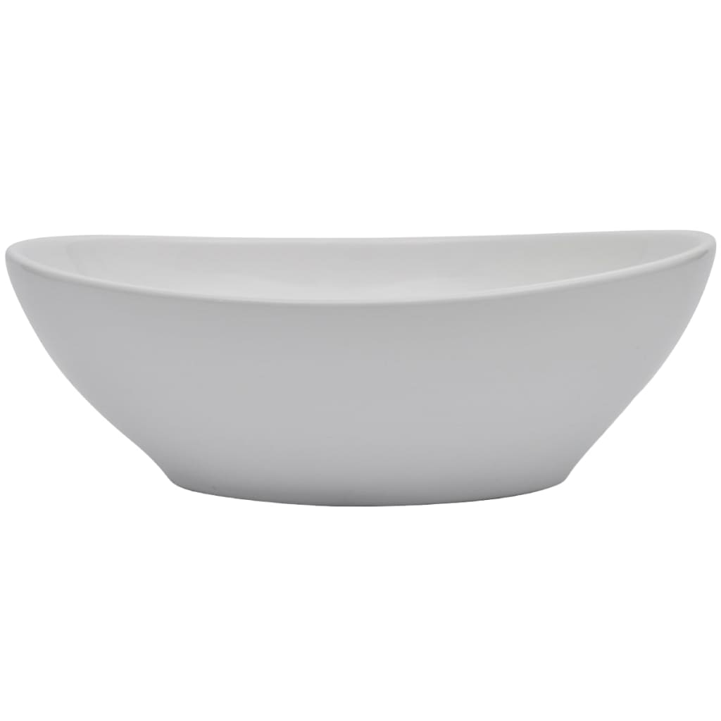 vidaXL Bathroom Furniture Set | Grey, White | Engineered wood, Ceramic | Medium