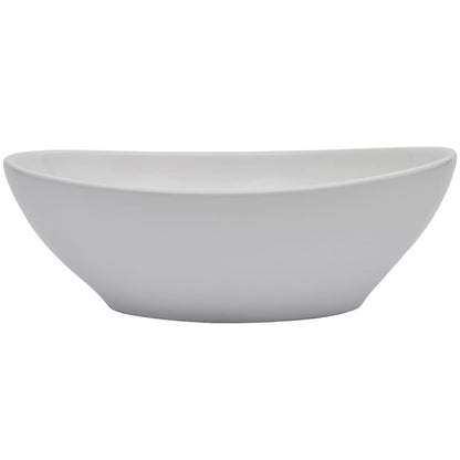 vidaXL Bathroom Furniture Set | Grey, White | Engineered wood, Ceramic | Medium