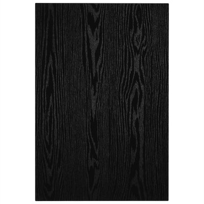 vidaXL Two Piece Bathroom Furniture Set Ceramic Black