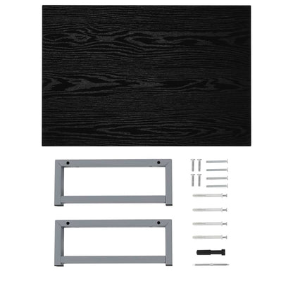 vidaXL Bathroom Furniture Set | Black, White