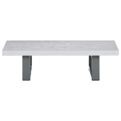 vidaXL Bathroom Furniture Set | White | Engineered wood and ceramic | Medium