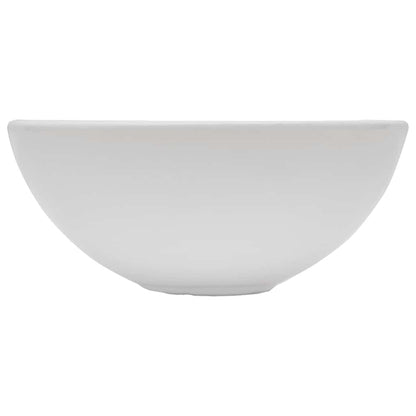 vidaXL Bathroom Furniture Set | White | Engineered wood and ceramic | Medium