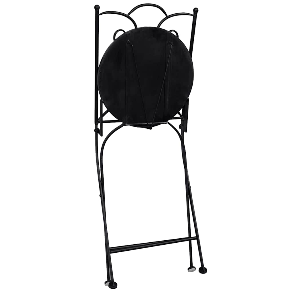 vidaXL Mosaic Bistro Set | Terracotta | Powder-coated iron | Medium | Durable