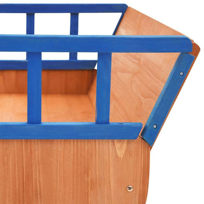vidaXL Sandbox Pirate Ship Firwood 190x94,5x101 cm