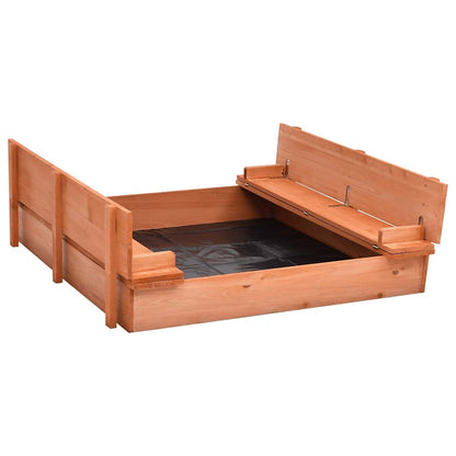 92173 vidaXL Sandbox Firwood 95x90x15 cm