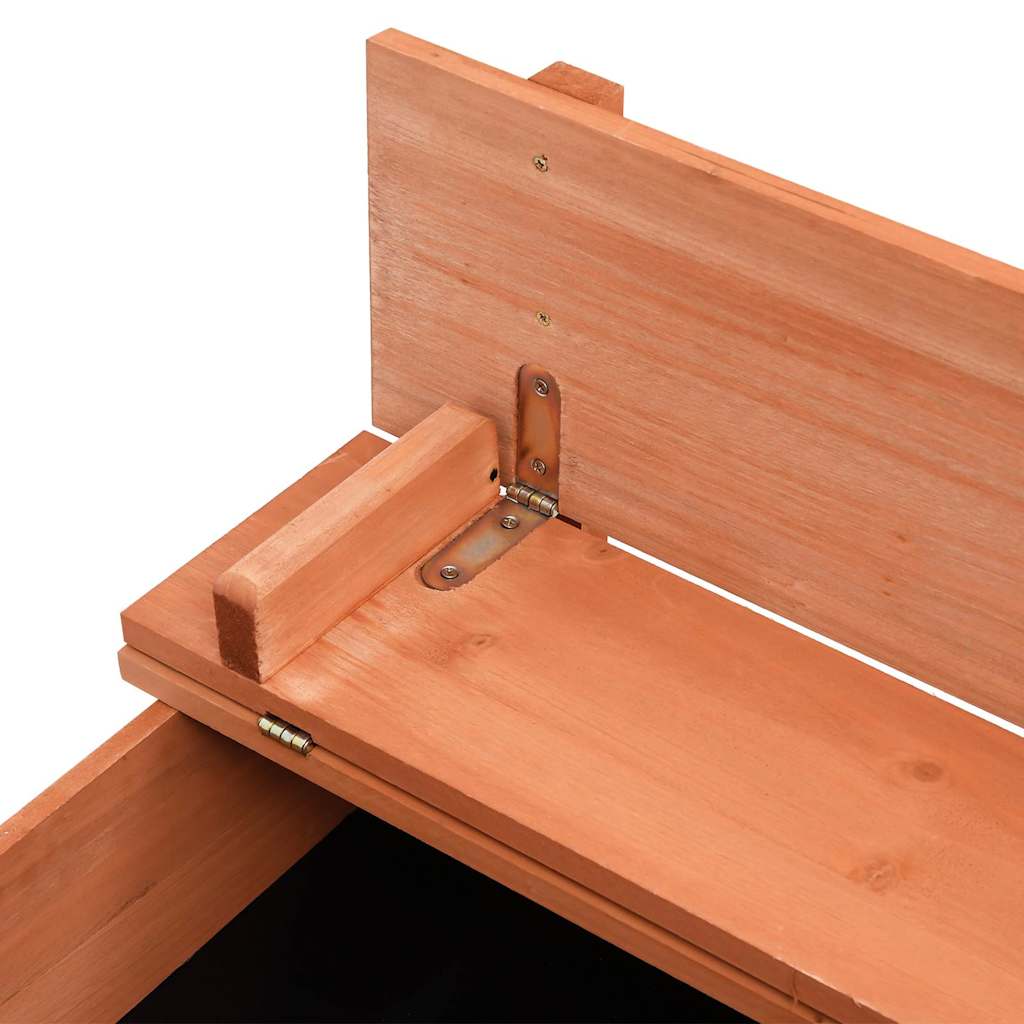 92173 vidaXL Sandbox Firwood 95x90x15 cm