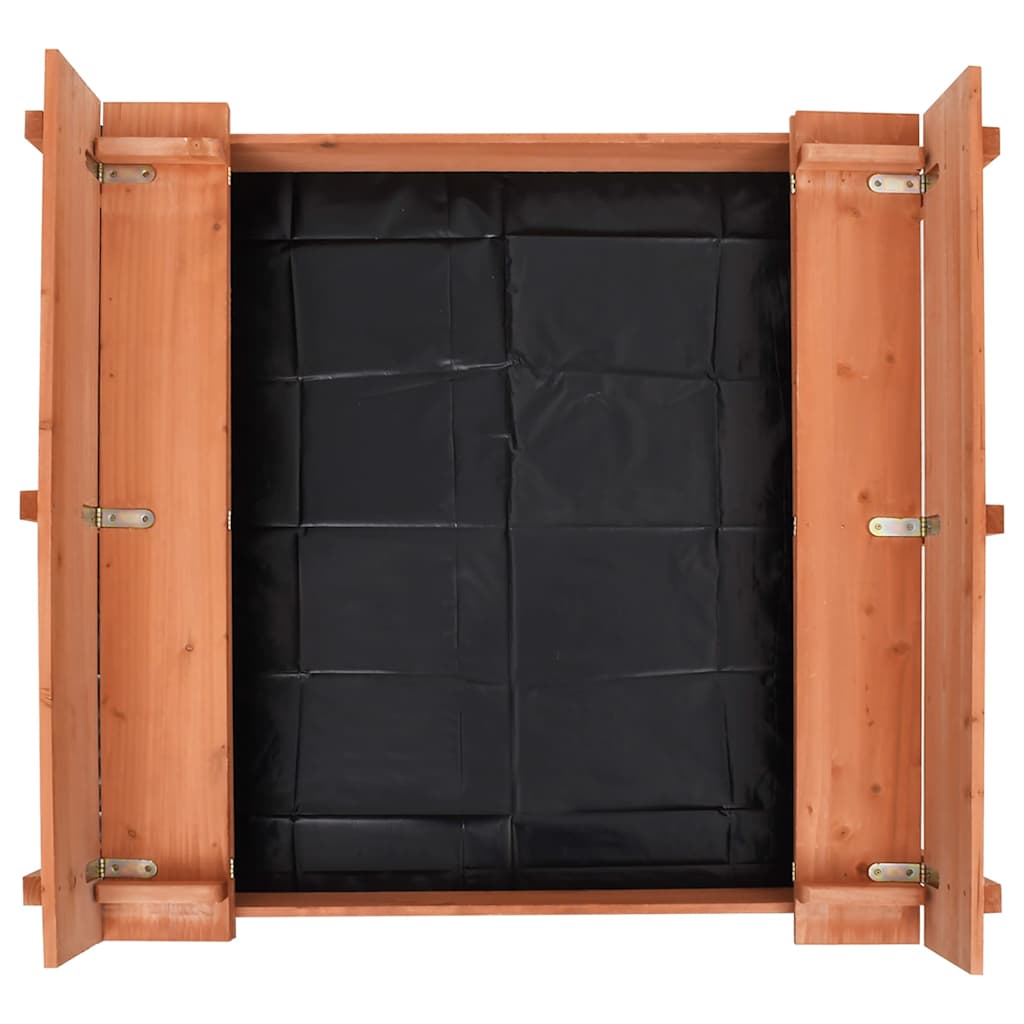 92173 vidaXL Sandbox Firwood 95x90x15 cm