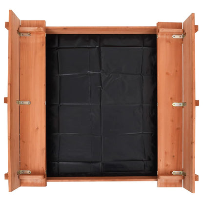 92173 vidaXL Sandbox Firwood 95x90x15 cm