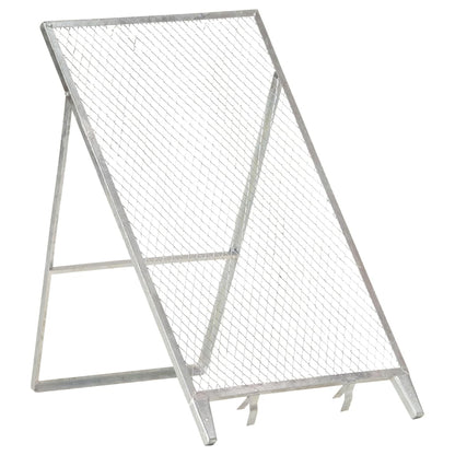 vidaXL Garden Sieve Galvanised Steel