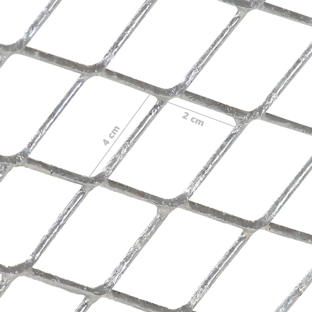 vidaXL Garden Sieve Galvanised Steel