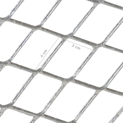 vidaXL Garden Sieve Galvanised Steel