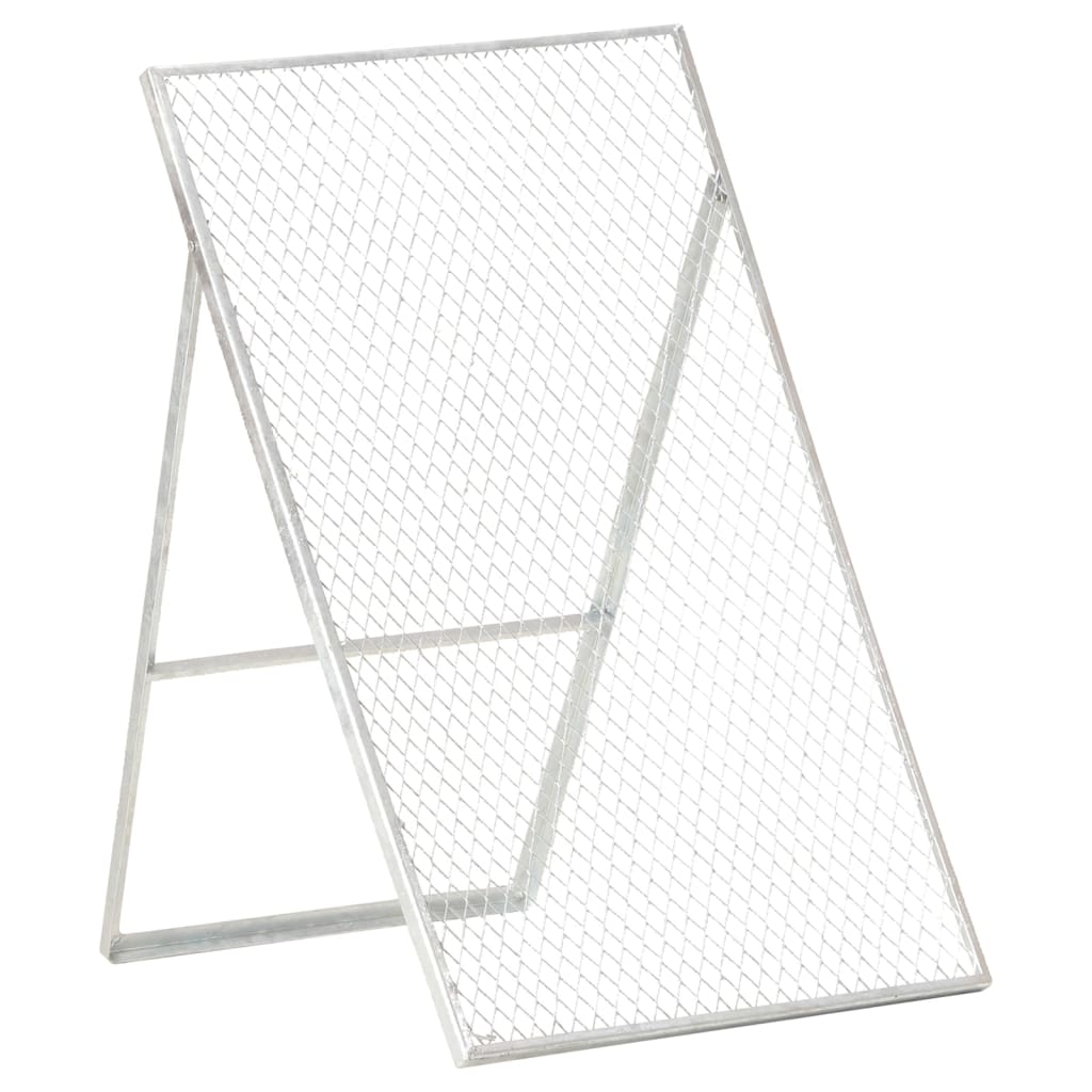 vidaXL Garden Sieve Galvanised Steel