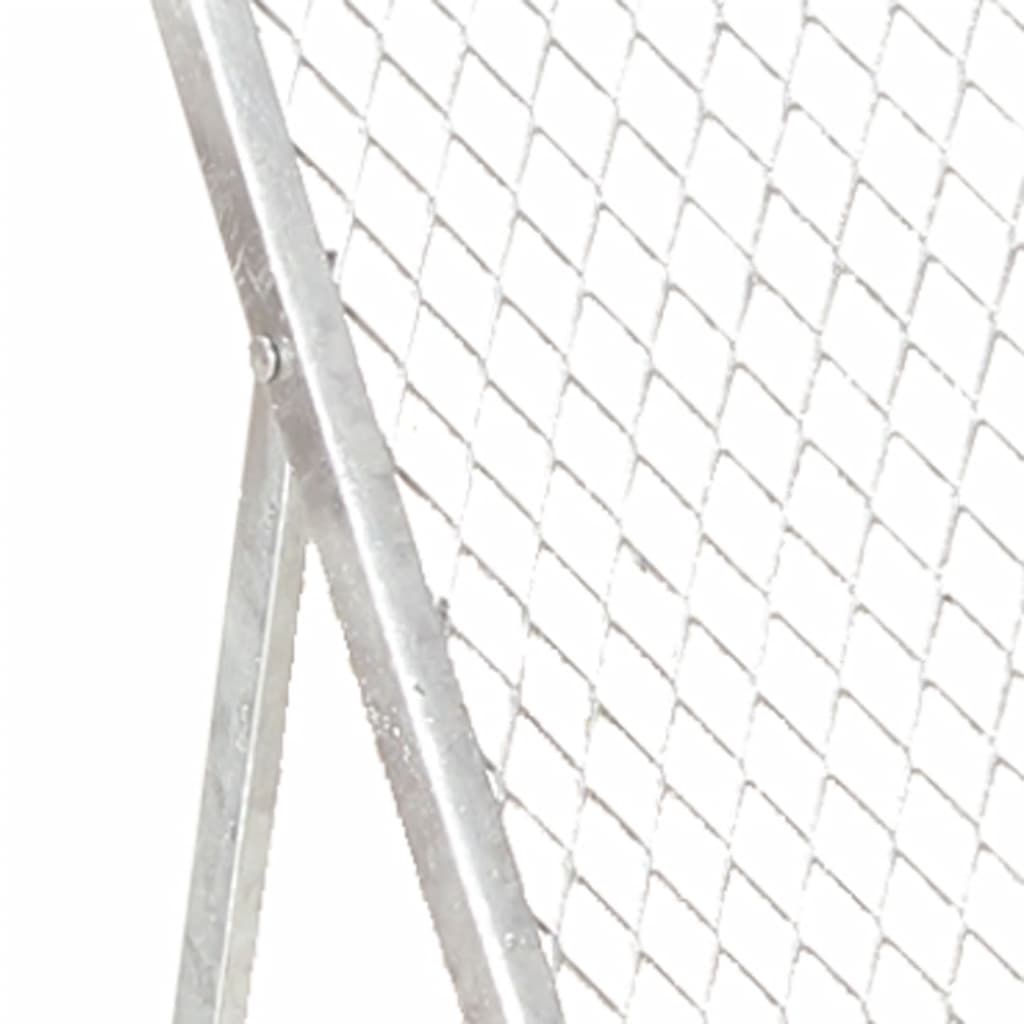 vidaXL Garden Sieve Galvanised Steel