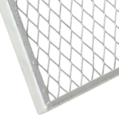 vidaXL Garden Sieve Galvanised Steel