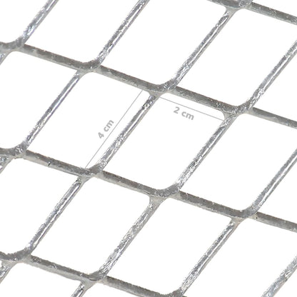 vidaXL Garden Sieve Galvanised Steel