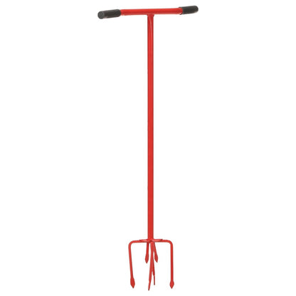 vidaXL Garden Claw Red Steel