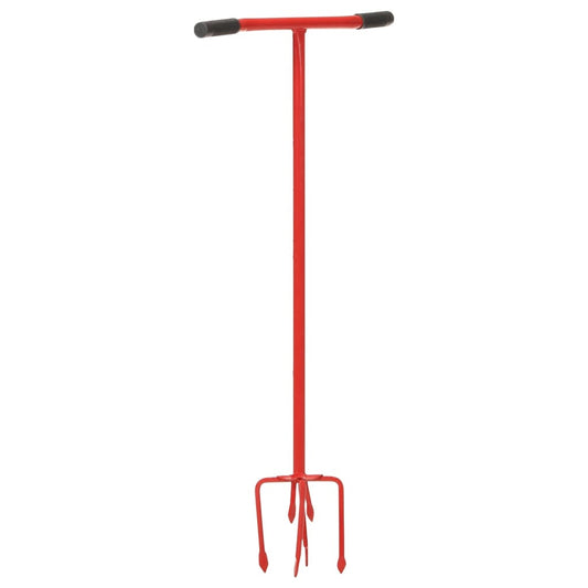 vidaXL Garden Claw Red Steel