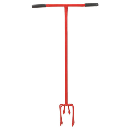 vidaXL Garden Claw Red Steel