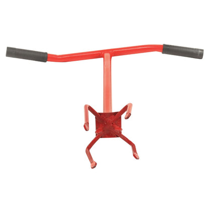 vidaXL Garden Claw Red Steel