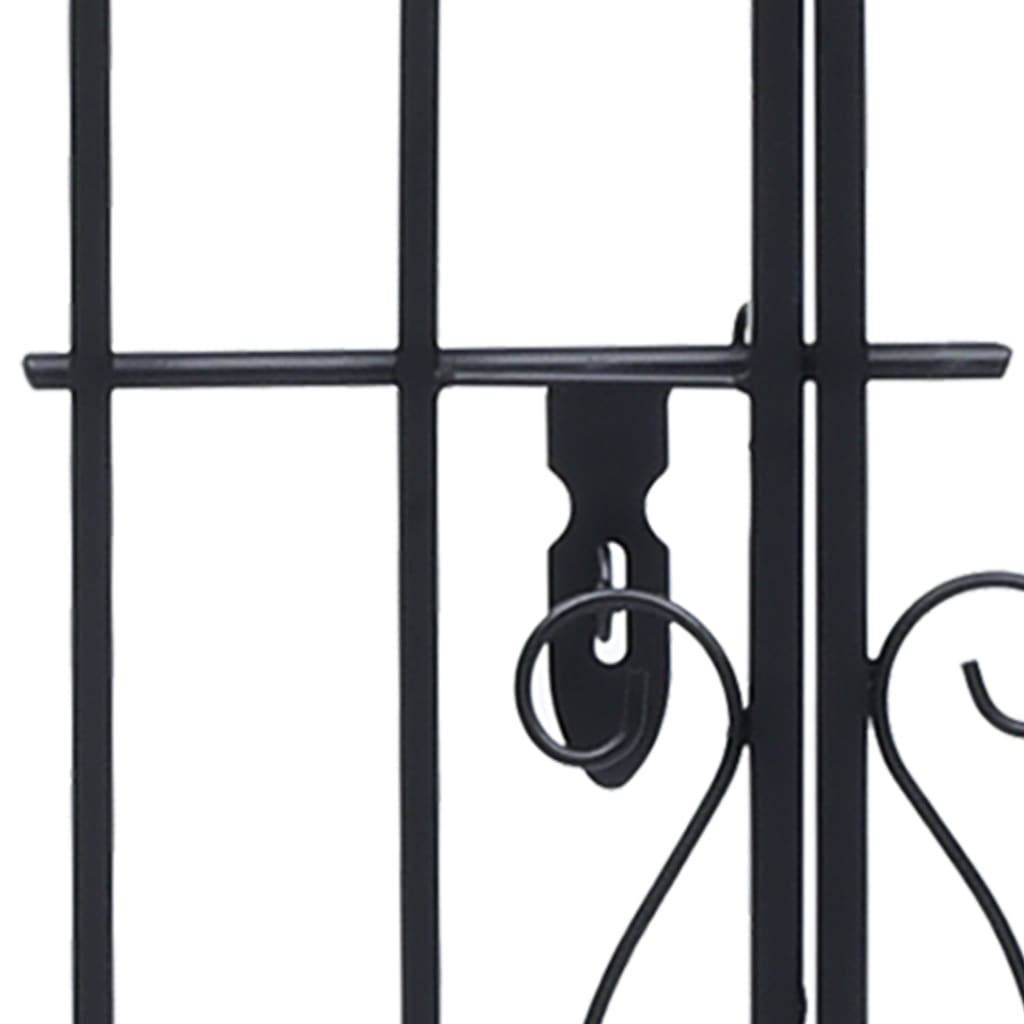 49419 vidaXL Ornamental Garden Gate Wrought Iron 122x20,5x100 cm