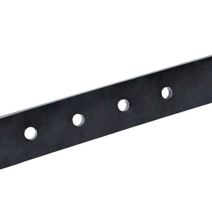 vidaXL Tiller Plough Attachment Black Metal