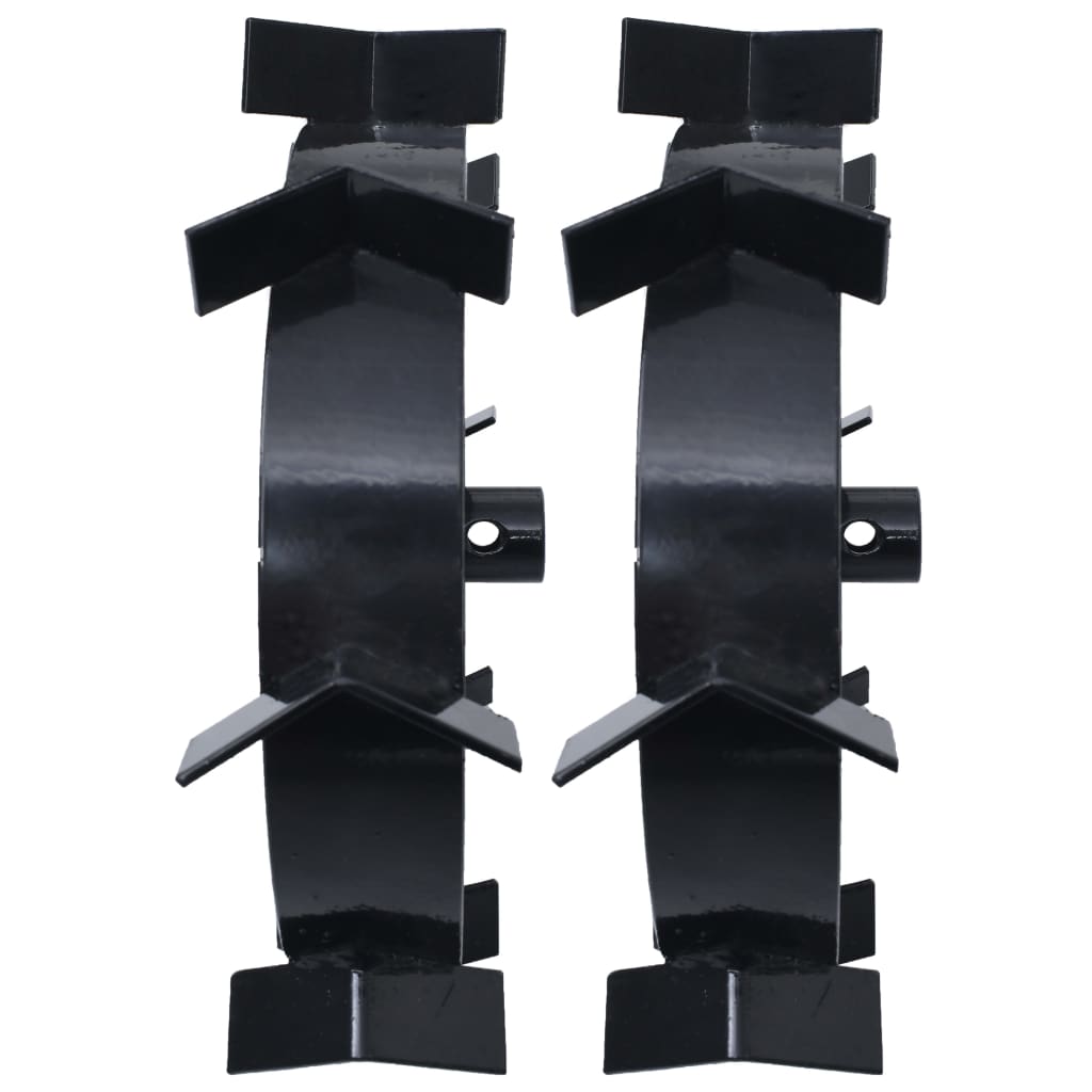 vidaXL Metal Wheels for 6.5 HP Petrol Tiller 2 pcs