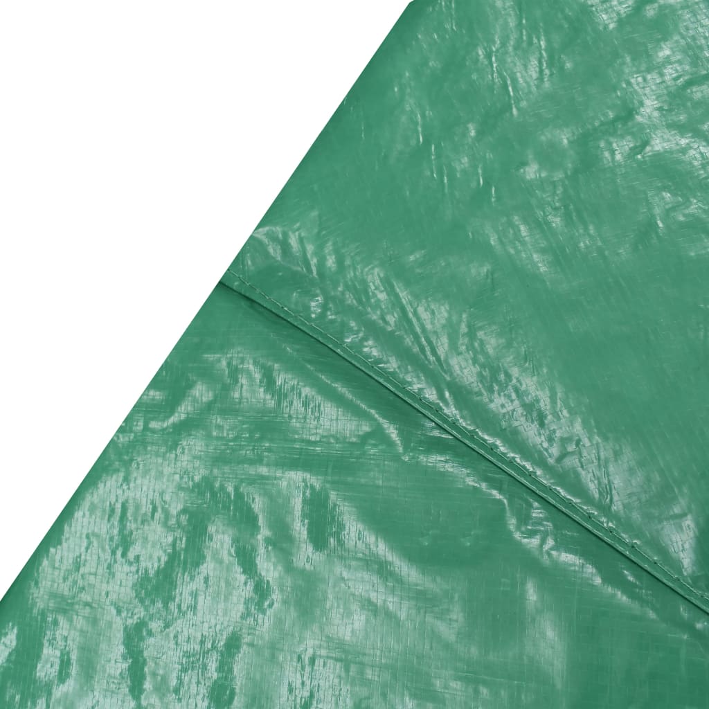 92395 vidaXL Safety Pad PE Green for 13 Feet/3,96 m Round Trampoline