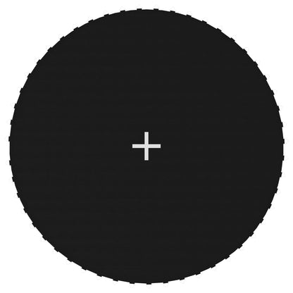 vidaXL Jumping Mat Fabric Black for 10 Feet/3.05 m Round Trampoline