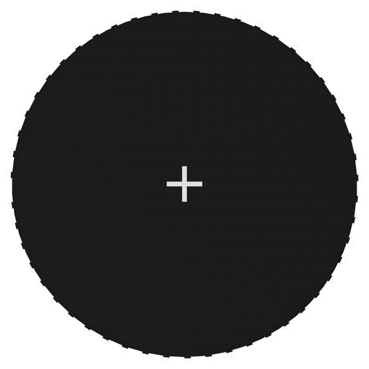 vidaXL Jumping Mat Fabric Black for 10 Feet/3.05 m Round Trampoline