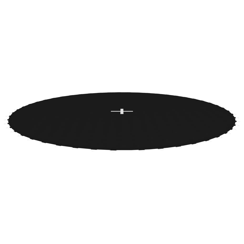 vidaXL Jumping Mat Fabric Black for 10 Feet/3.05 m Round Trampoline
