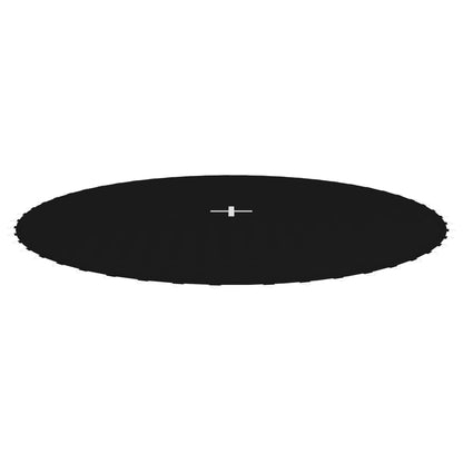 vidaXL Jumping Mat Fabric Black for 10 Feet/3.05 m Round Trampoline