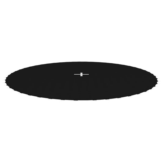 vidaXL Jumping Mat Fabric Black for 10 Feet/3.05 m Round Trampoline
