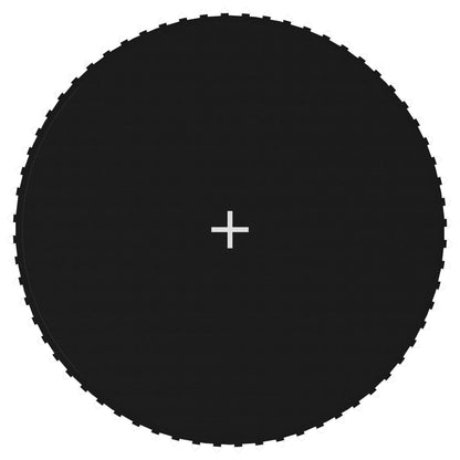 vidaXL Jumping Mat Fabric Black for 12 Feet/3.66 m Round Trampoline