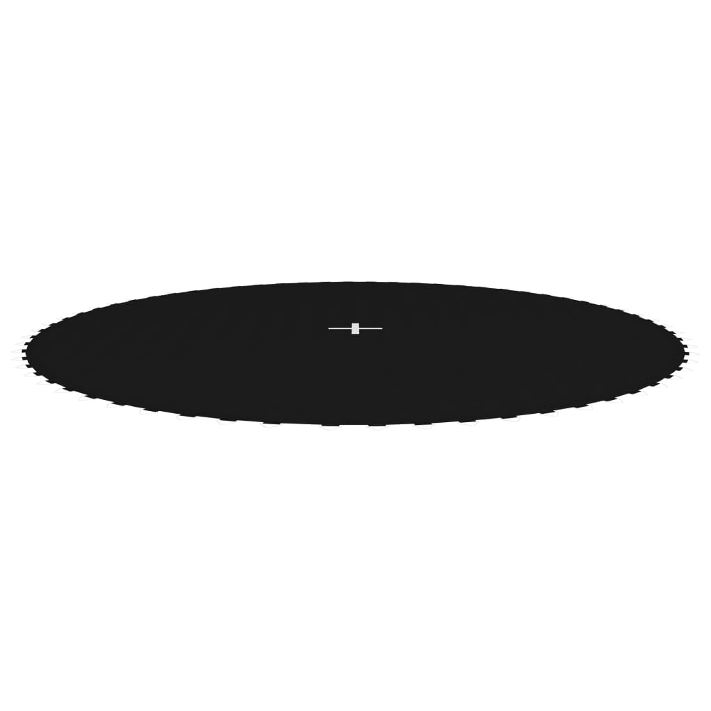 vidaXL Jumping Mat Fabric Black for 12 Feet/3.66 m Round Trampoline
