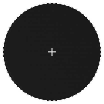 vidaXL Jumping Mat Fabric Black for 13 Feet/3.96 m Round Trampoline