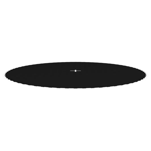 vidaXL Jumping Mat Fabric Black for 13 Feet/3.96 m Round Trampoline