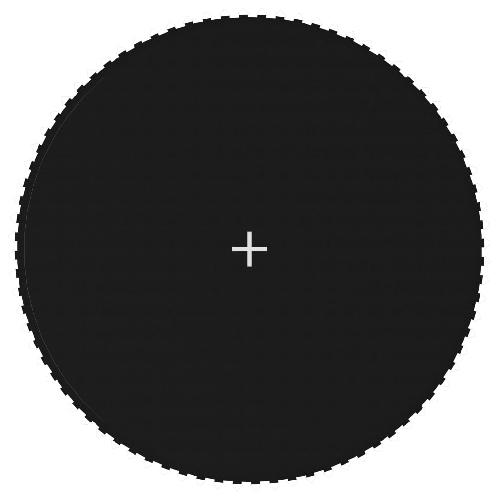 vidaXL Jumping Mat Fabric Black for 14 Feet/4.27 m Round Trampoline
