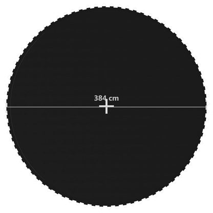 vidaXL Jumping Mat Fabric Black for 14 Feet/4.27 m Round Trampoline
