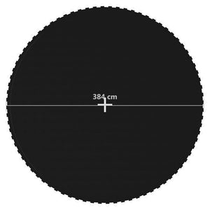 vidaXL Jumping Mat Fabric Black for 14 Feet/4.27 m Round Trampoline