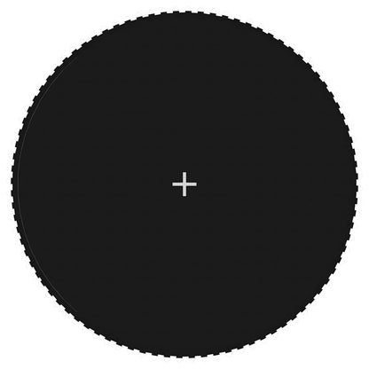vidaXL Jumping Mat Fabric Black for 15 Feet/4.57 m Round Trampoline