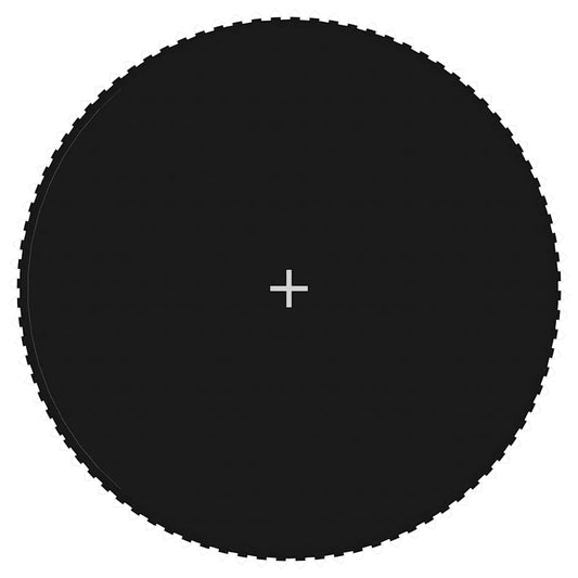 vidaXL Jumping Mat Fabric Black for 15 Feet/4.57 m Round Trampoline