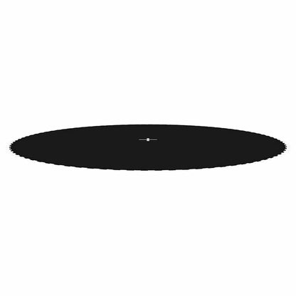 vidaXL Jumping Mat Fabric Black for 15 Feet/4.57 m Round Trampoline