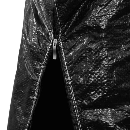 vidaXL Umbrella Cover | Black | Polyethylene | Large | UV-resistant
